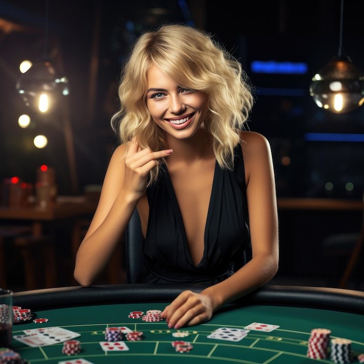 Lightning Dice live studio with three dice and croupier